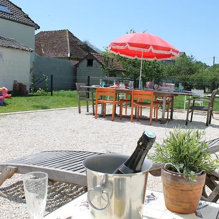 La Ferme De Mon Enfance Villa Villechetif Bagian luar foto