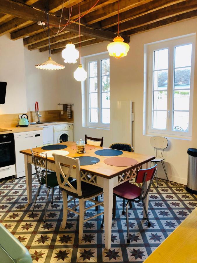 La Ferme De Mon Enfance Villa Villechetif Bagian luar foto