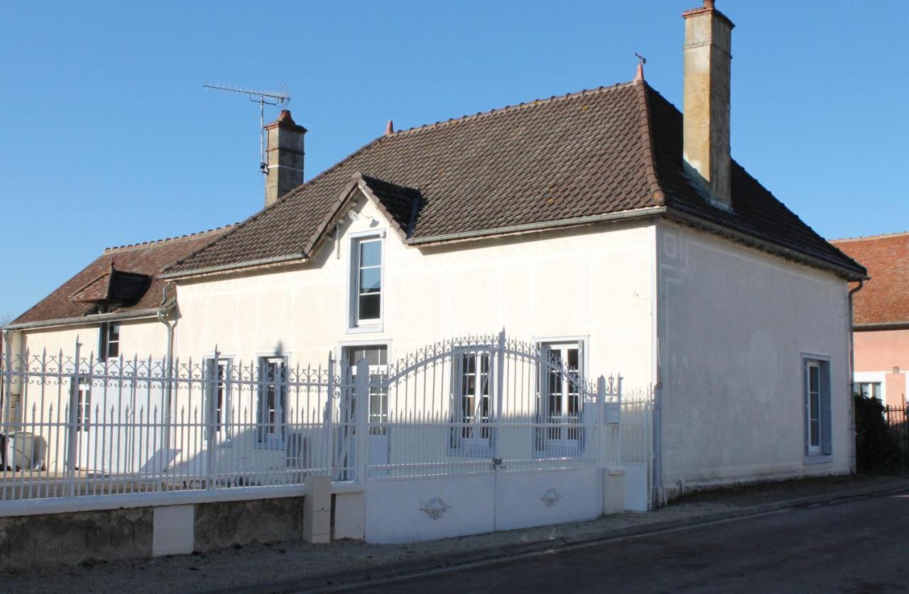 La Ferme De Mon Enfance Villa Villechetif Bagian luar foto