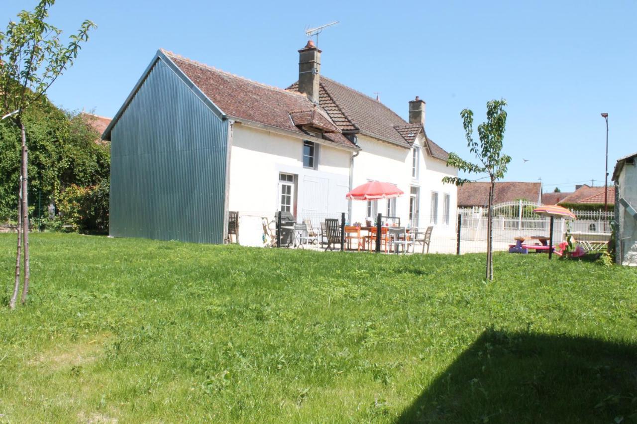 La Ferme De Mon Enfance Villa Villechetif Bagian luar foto