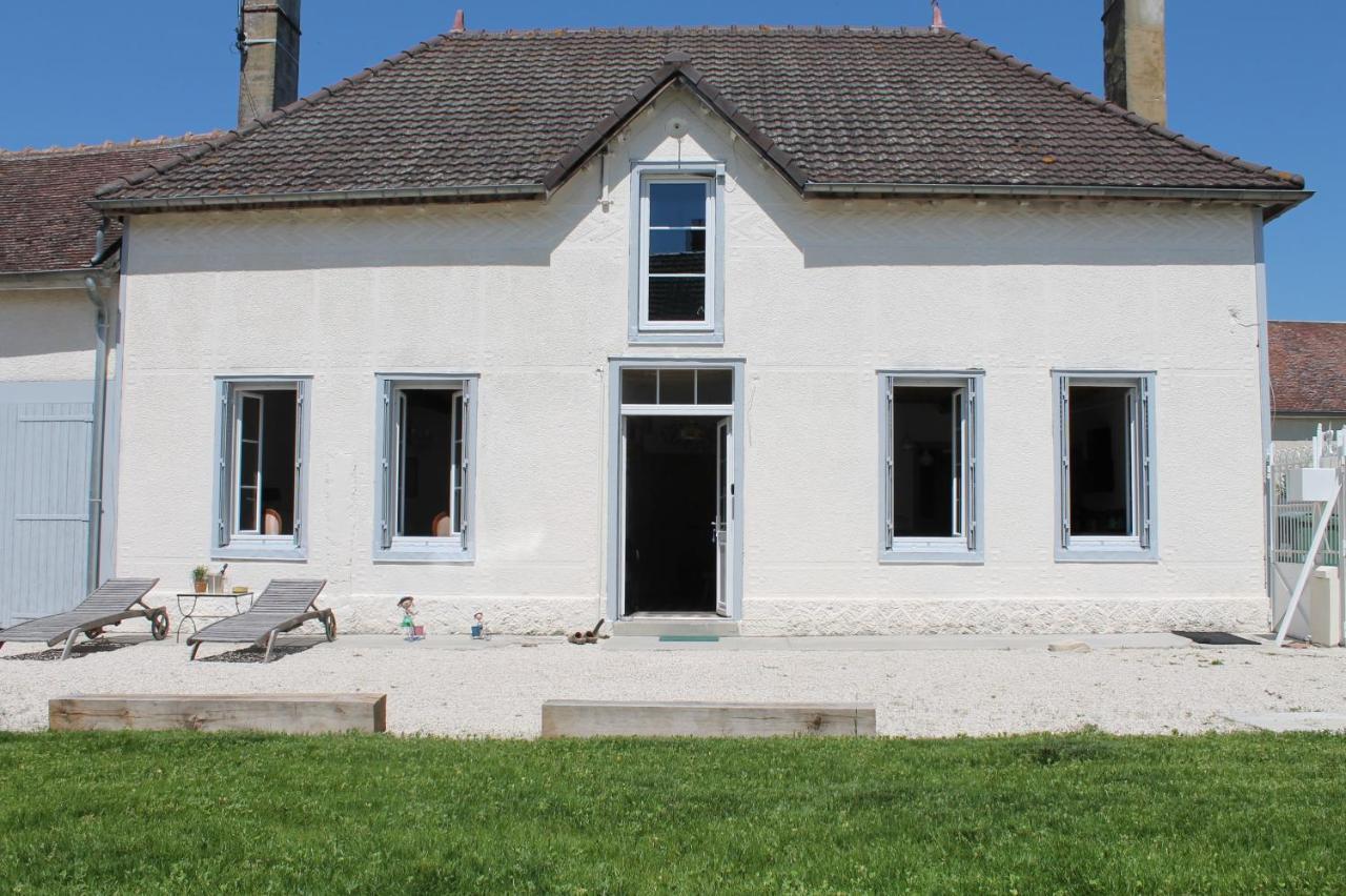 La Ferme De Mon Enfance Villa Villechetif Bagian luar foto