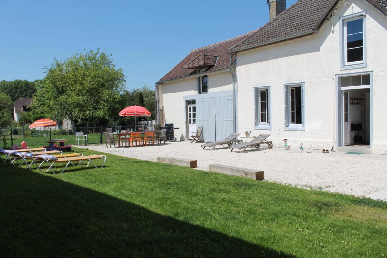 La Ferme De Mon Enfance Villa Villechetif Bagian luar foto